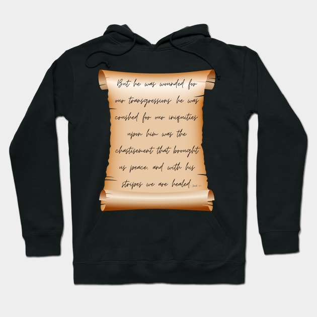 Isaiah 53:5 Hoodie by Seeds of Authority